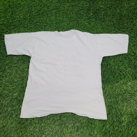 Vintage 1984 Dog Cat Shirt Womens Medium 19x22 White - Picture 2 of 15